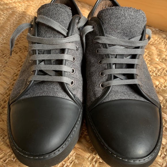 Lanvin | Shoes | Lanvin Grey Black Cap 